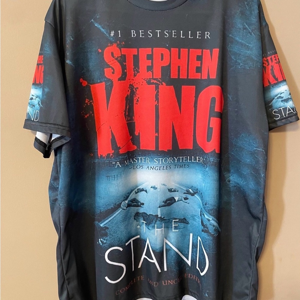 Custom Stephen King The Stand Retro Book Cover 3D Graphic Shirt 2xl